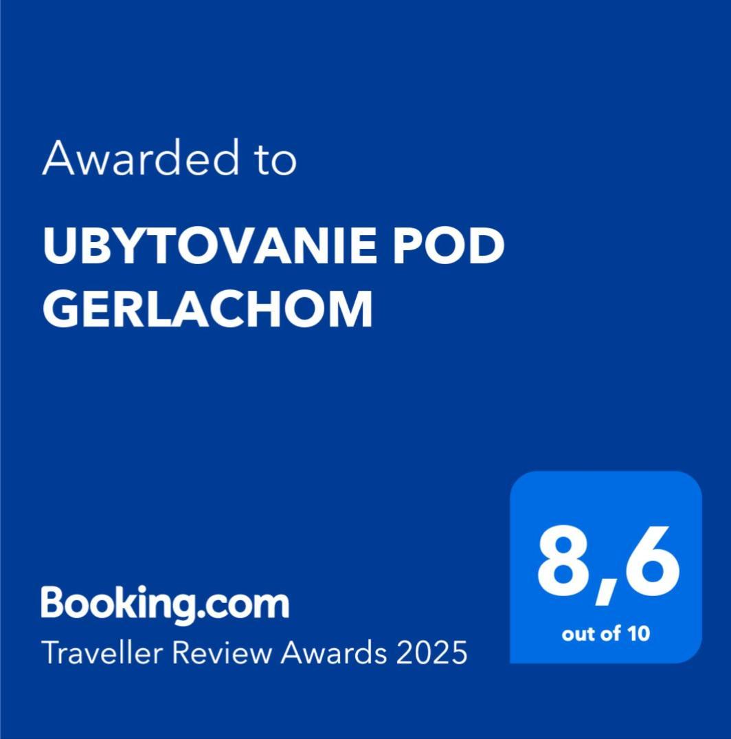 Ubytovanie Pod Gerlachom Високе-Татри Экстерьер фото